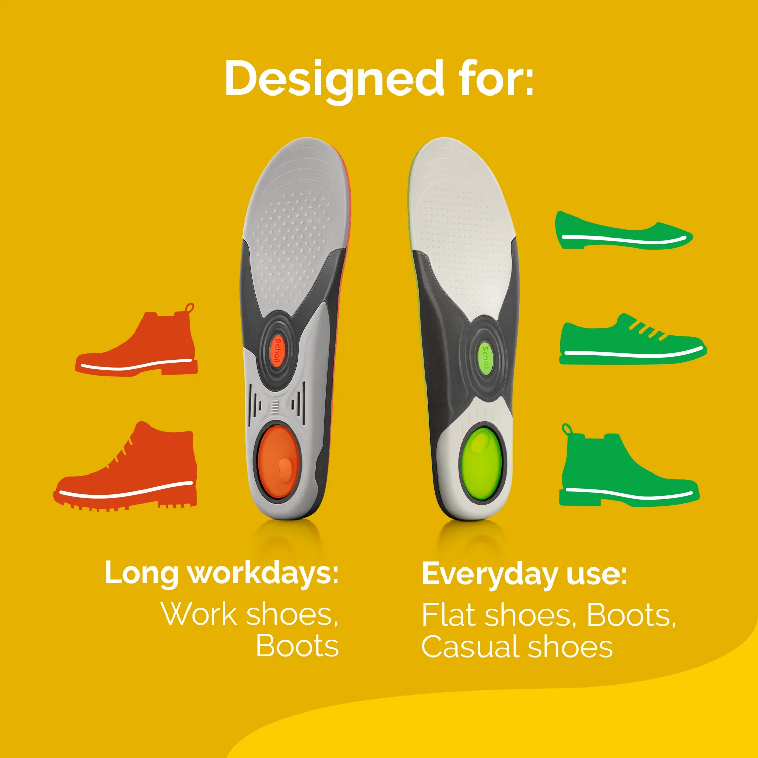 LiquiFlex™ Extra Support Insoles Large - Image 8
